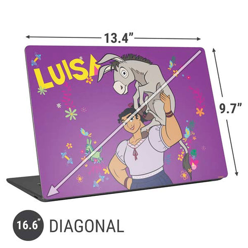 Disney Encanto Luisa Universal Laptop 16.6in (13.4 x 9.7in) Skin