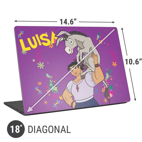Disney Encanto Luisa Universal Laptop 18in (14.6 x 10.6in) Skin