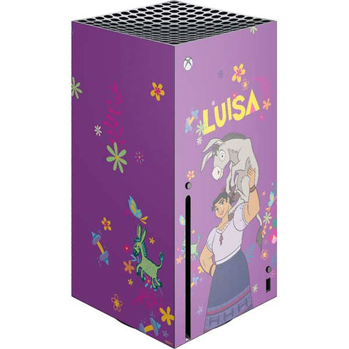Disney Encanto Luisa Xbox Series X Console Skin