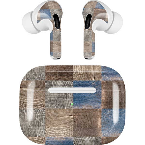 Lumber Grid AirPods Skins