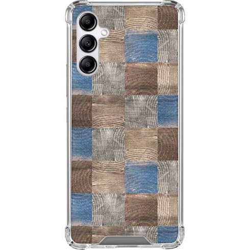 Lumber Grid Gabb Phone 4 Clear Case