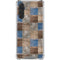 Lumber Grid Galaxy A17 Clear Case
