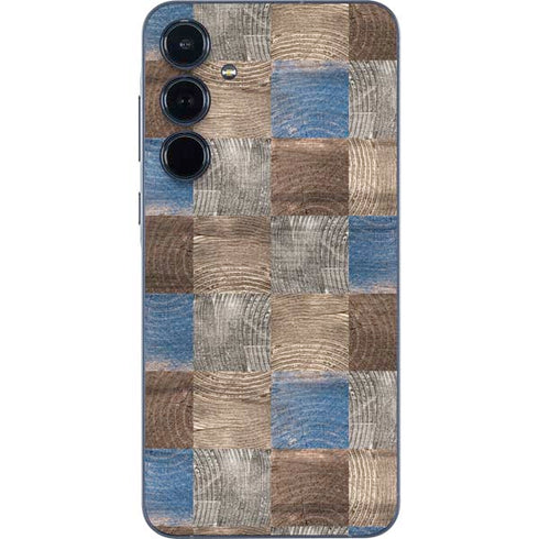 Lumber Grid Galaxy A35 5G Skin