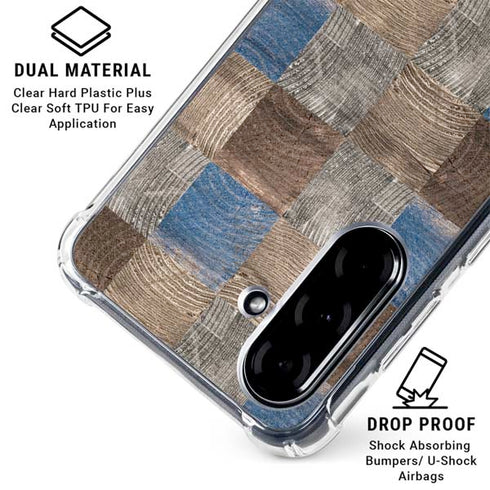 Lumber Grid Galaxy A36 5G Clear Case