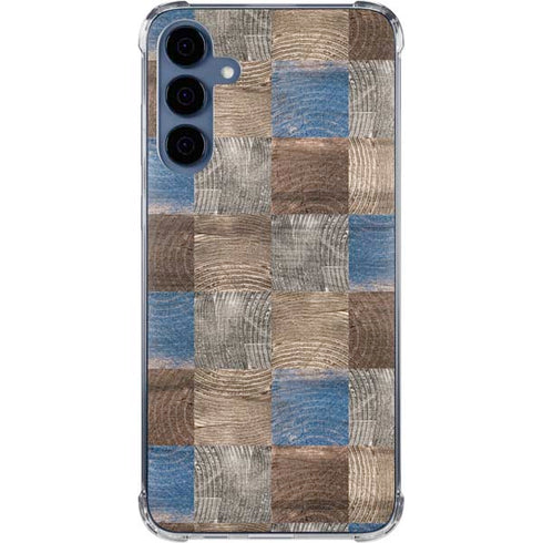 Lumber Grid Galaxy A55 5G Clear Case