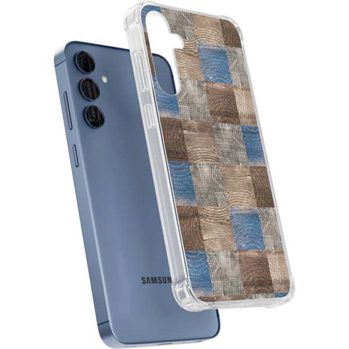 Lumber Grid Galaxy A55 5G Clear Case