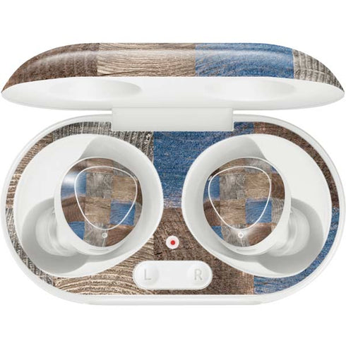 Lumber Grid Galaxy Buds Plus Skin