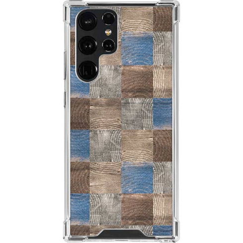 Lumber Grid Galaxy S23 Ultra Clear Case