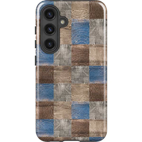 Lumber Grid Galaxy S25 Impact Case