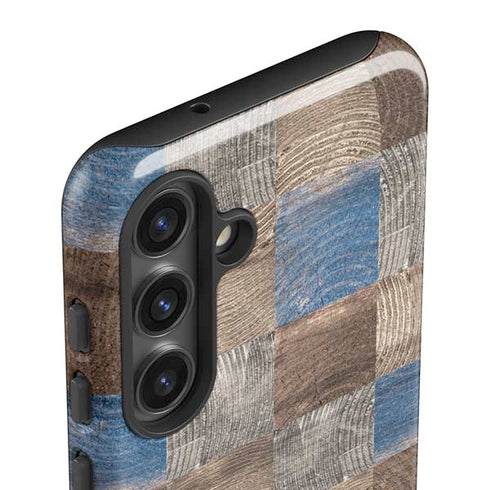 Lumber Grid Galaxy S25 Impact Case