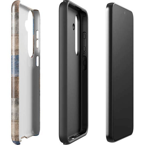 Lumber Grid Galaxy S25 Impact Case