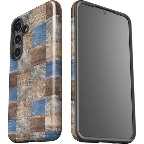Lumber Grid Galaxy S25 Impact Case