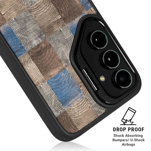 Lumber Grid Galaxy S24 Kickstand Case