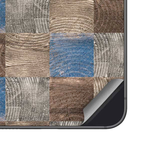 Lumber Grid Galaxy S25 Skin