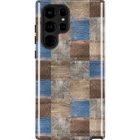 Lumber Grid Galaxy Cases