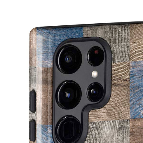 Lumber Grid Galaxy S25 Ultra Impact Case