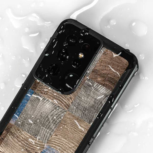 Lumber Grid Galaxy S24 Ultra Waterproof Case