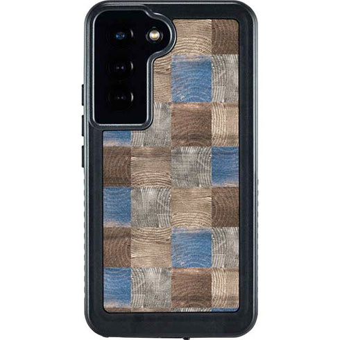 Lumber Grid Galaxy S24 Waterproof Case