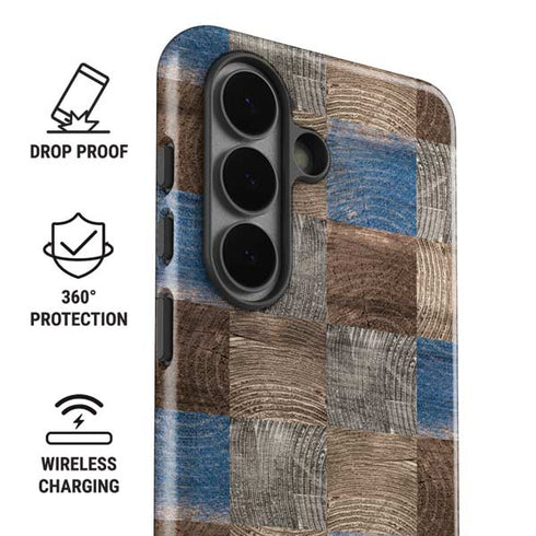 Lumber Grid Galaxy S26 Plus Impact Case