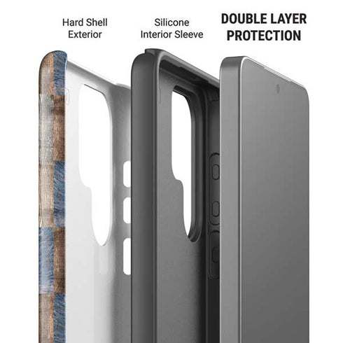 Lumber Grid Galaxy S26 Ultra Impact Case