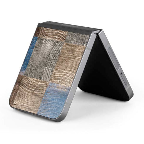 Lumber Grid Galaxy Z Flip6 Skin