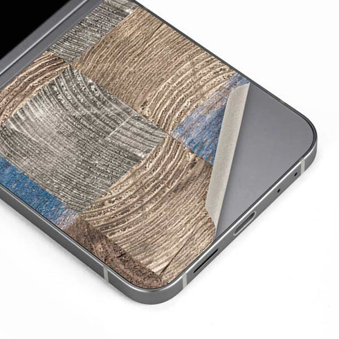 Lumber Grid Galaxy Z Flip6 Skin