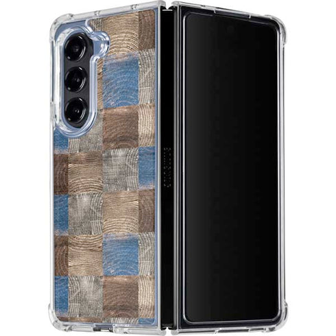 Lumber Grid Galaxy Z Fold5 5G Clear Case