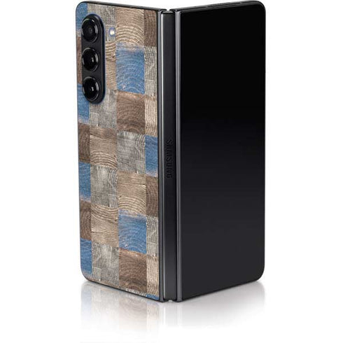Lumber Grid Galaxy Z Fold5 5G Skin
