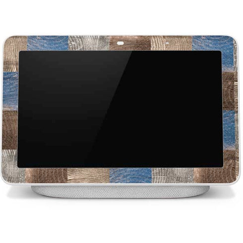 Lumber Grid Google Home Hub Skin