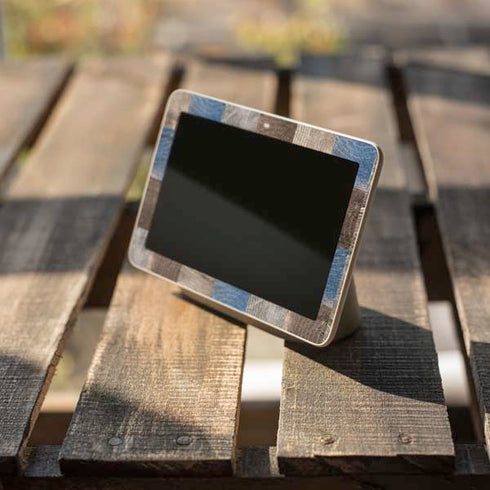 Lumber Grid Google Home Hub Skin
