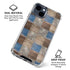 Lumber Grid iPhone 15 Clear Case