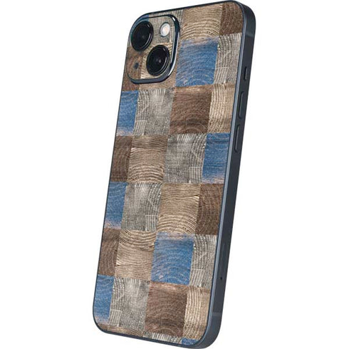 Lumber Grid iPhone 15 Skin