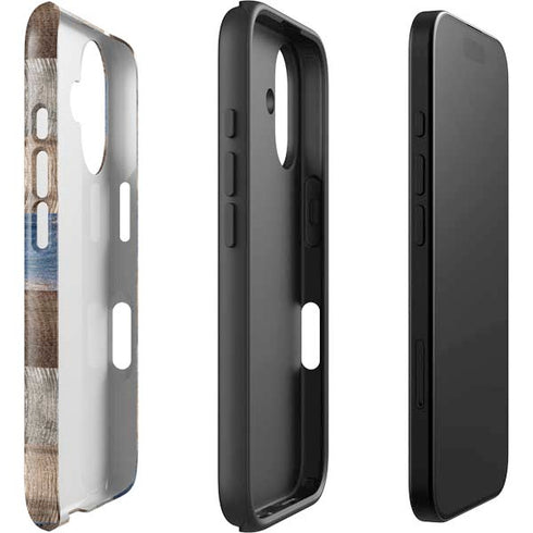 Lumber Grid iPhone 16 Plus Impact Case