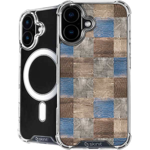 Lumber Grid iPhone 16 Plus MagSafe Case
