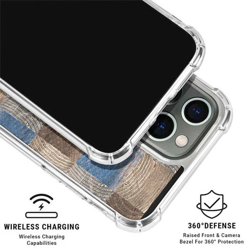 Lumber Grid iPhone 16 Pro Clear Case