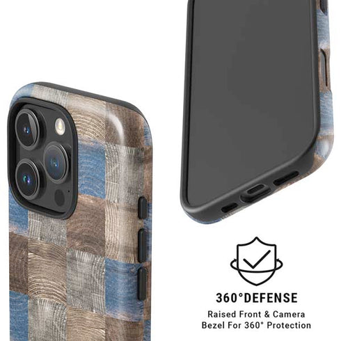 Lumber Grid iPhone 16 Pro Magsafe Impact Case