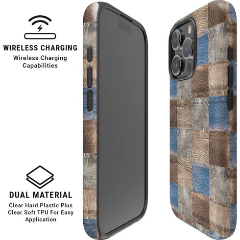 Lumber Grid iPhone 16 Pro Magsafe Impact Case
