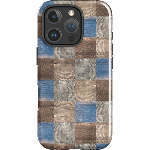 Lumber Grid iPhone 16 Pro Max Impact Case
