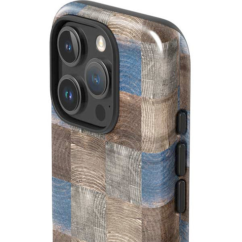 Lumber Grid iPhone 16 Pro Max Impact Case