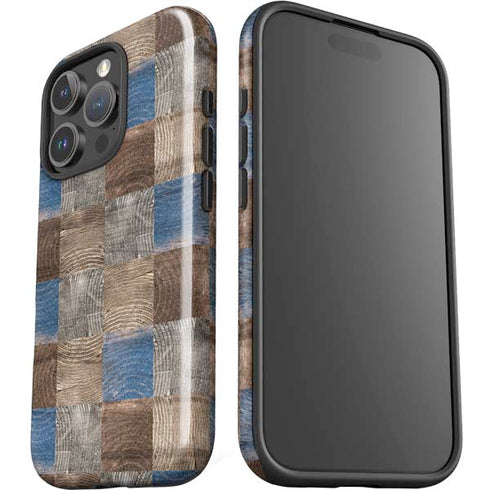 Lumber Grid iPhone 16 Pro Max Impact Case
