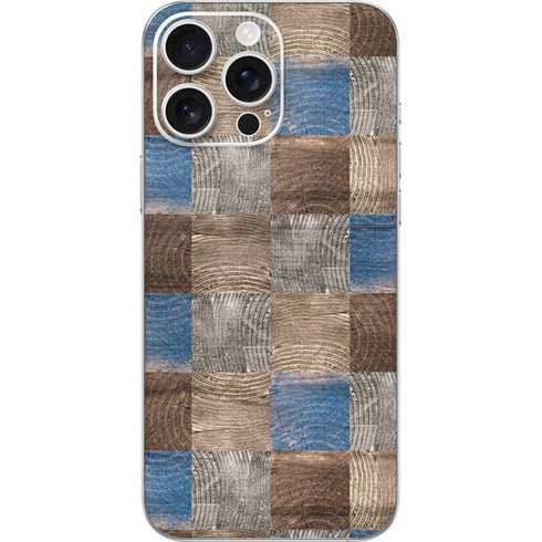 Lumber Grid iPhone 16 Pro Max Skin