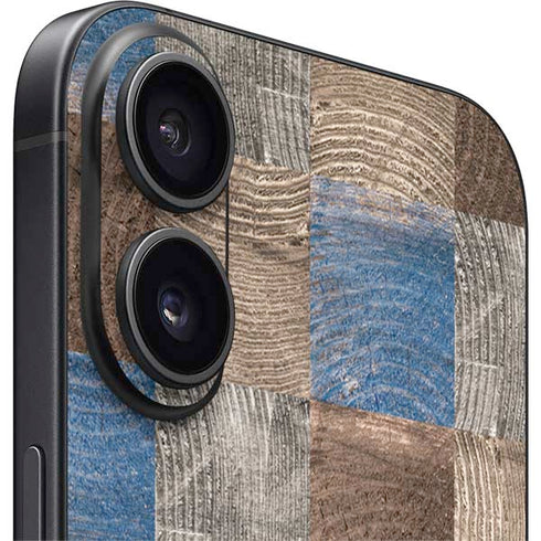 Lumber Grid iPhone 16 Skin