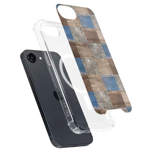 Lumber Grid iPhone 16e MagSafe Case