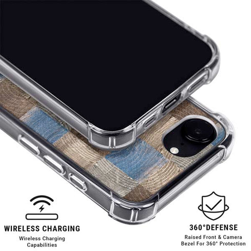 Lumber Grid iPhone 16e MagSafe Case