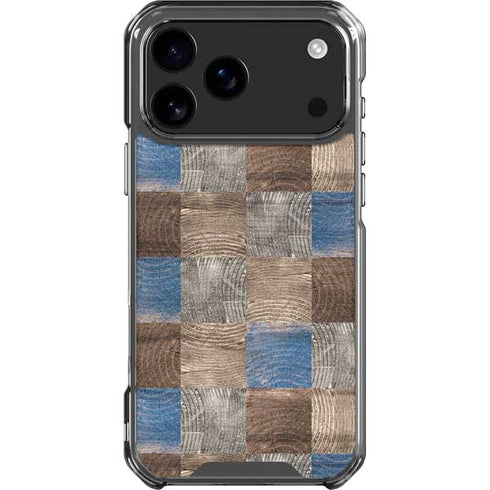 Lumber Grid iPhone 18 Pro Max Clear Case