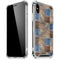 Lumber Grid iPhone X/XS Clear Case