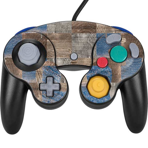 Lumber Grid Nintendo GameCube Controller Skin