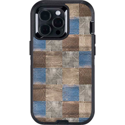 Lumber Grid Otterbox Defender iPhone Skin