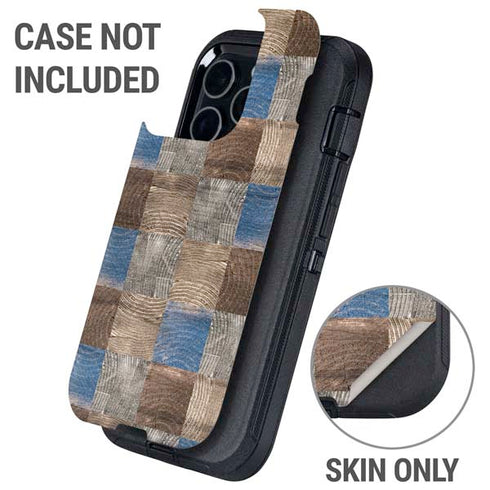 Lumber Grid Otterbox Defender iPhone Skin