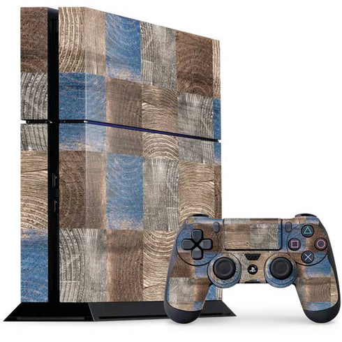 Lumber Grid PS4 Console and Controller Bundle Skin